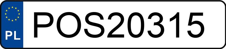 Numer rejestracyjny POS 20315 posiada FSM 126p FL 650 - POS20315 Numer rejestracyjny POS 20315 posiada FSM 126p FL 650 - POS20315