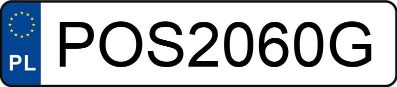 Numer rejestracyjny POS 2060G posiada CHRYSLER 200 - POS2060G