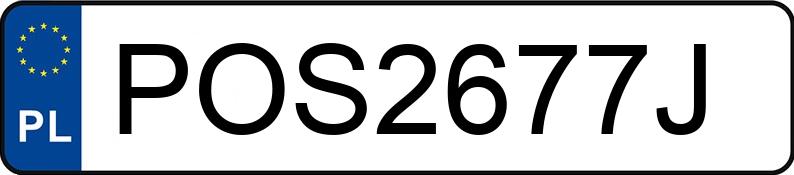 Numer rejestracyjny POS 2677J posiada VOLVO S40 - POS2677J Numer rejestracyjny POS 2677J posiada VOLVO S40 - POS2677J