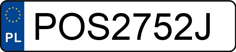 Numer rejestracyjny POS 2752J posiada PEUGEOT 208 - POS2752J Numer rejestracyjny POS 2752J posiada PEUGEOT 208 - POS2752J