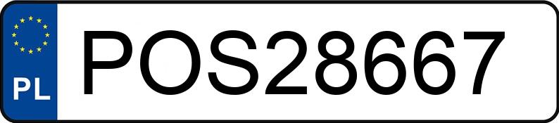 Numer rejestracyjny POS 28667 posiada RENAULT Megane 1.6 MR`99 Dynamique - POS28667