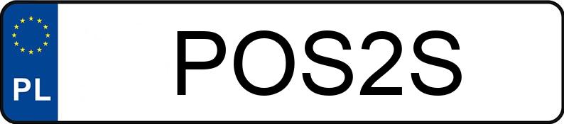 Numer rejestracyjny POS 2S posiada OPEL KAPITAN 47 2.5 - POS2S