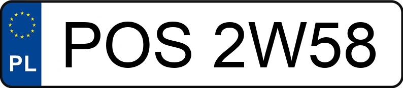 Numer rejestracyjny POS 2W58 posiada MERCEDES-BENZ S 320 CDI MR`02 E3 220 S 320 CDI MR`02 E3 220 - POS2W58