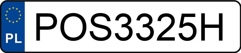 Numer rejestracyjny POS 3325H posiada AUDI A3 1.8 TFSI MR`12 E5 8V Ambiente - POS3325H Numer rejestracyjny POS 3325H posiada AUDI A3 1.8 TFSI MR`12 E5 8V Ambiente - POS3325H