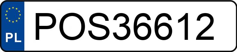 Numer rejestracyjny POS 36612 posiada BMW 520 - POS36612 Numer rejestracyjny POS 36612 posiada BMW 520 - POS36612