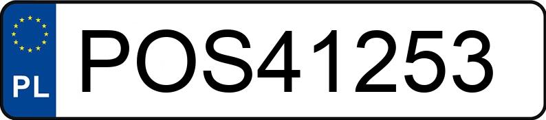 Numer rejestracyjny POS 41253 posiada OPEL ASTRA - POS41253 Numer rejestracyjny POS 41253 posiada OPEL ASTRA - POS41253