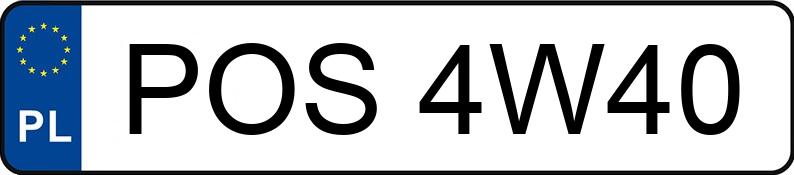 Numer rejestracyjny POS 4W40 posiada HONDA INSIGHT - POS4W40 Numer rejestracyjny POS 4W40 posiada HONDA INSIGHT - POS4W40