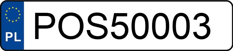 Numer rejestracyjny POS 50003 posiada BMW 120 Diesel DPF MR`07 E4 E81/87 120 Diesel DPF MR`07 E4 E81/87 - POS50003