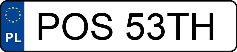 Numer rejestracyjny POS 53TH posiada RENAULT THALIA 1.4 KAT - POS53TH