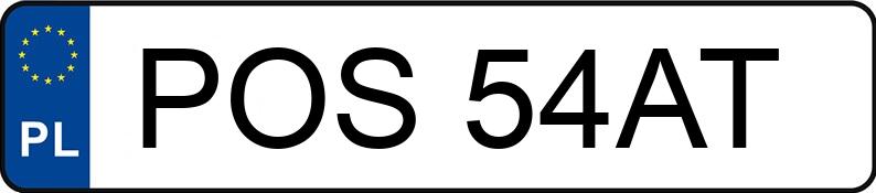 Numer rejestracyjny POS 54AT posiada JELCZ 004 - POS54AT