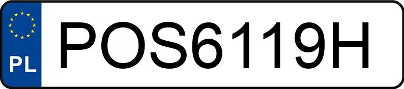 Numer rejestracyjny POS 6119H posiada SEAT IBIZA - POS6119H Numer rejestracyjny POS 6119H posiada SEAT IBIZA - POS6119H