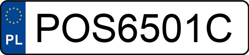 Numer rejestracyjny POS 6501C posiada MAZDA 6 - POS6501C