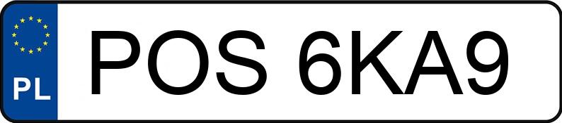 Numer rejestracyjny POS 6KA9 posiada AUDI A4 2,5 TDI - POS6KA9