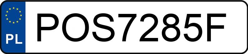 Numer rejestracyjny POS 7285F posiada AUDI A4 - POS7285F Numer rejestracyjny POS 7285F posiada AUDI A4 - POS7285F