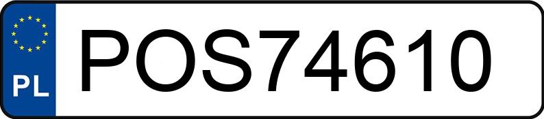 Numer rejestracyjny POS 74610 posiada AUDI A3 - POS74610