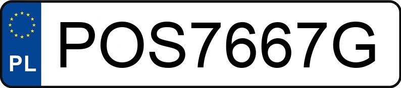 Numer rejestracyjny POS 7667G posiada MERCEDES-BENZ GLC 220 D 4MATIC - POS7667G