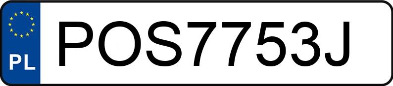 Numer rejestracyjny POS 7753J posiada MERCEDES-BENZ GLC 300 E 4MATIC - POS7753J