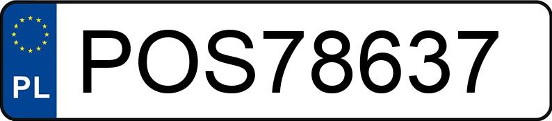 Numer rejestracyjny POS 78637 posiada SEAT MII - POS78637 Numer rejestracyjny POS 78637 posiada SEAT MII - POS78637