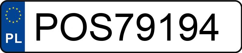 Numer rejestracyjny POS 79194 posiada FORD FIESTA - POS79194 Numer rejestracyjny POS 79194 posiada FORD FIESTA - POS79194