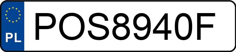 Numer rejestracyjny POS 8940F posiada TOYOTA LAND CRUISER (150 SERIES) - POS8940F