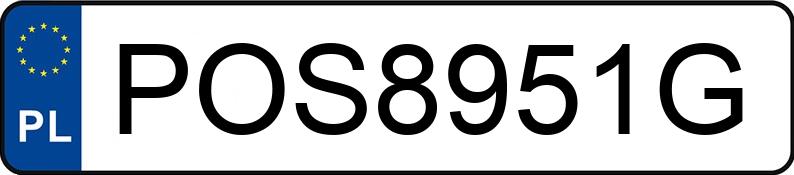 Numer rejestracyjny POS 8951G posiada PEUGEOT 308 - POS8951G