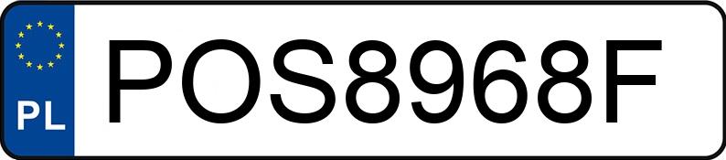 Numer rejestracyjny POS 8968F posiada MERCEDES-BENZ E 200 CGI - POS8968F