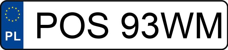 Numer rejestracyjny POS 93WM posiada BMW 325i Kat. E30 325i Kat. E30 - POS93WM Numer rejestracyjny POS 93WM posiada BMW 325i Kat. E30 325i Kat. E30 - POS93WM