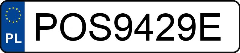 Numer rejestracyjny POS 9429E posiada BMW 320D - POS9429E Numer rejestracyjny POS 9429E posiada BMW 320D - POS9429E