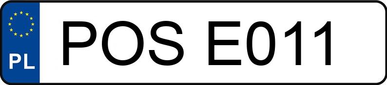 Numer rejestracyjny POS E011 posiada FIAT Uno 45 MR`90 Fire - POSE011