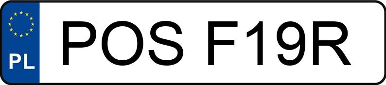 Numer rejestracyjny POS F19R posiada SIMSON Skutery S 53 - POSF19R