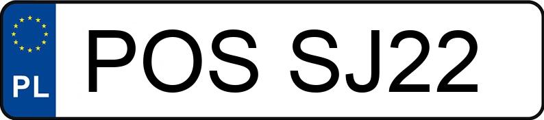 Numer rejestracyjny POS SJ22 posiada VOLVO 850 2.5 TDi 850 2.5 TDi - POSSJ22