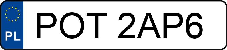 Numer rejestracyjny POT 2AP6 posiada AUDI A6 Avant Quattro 3.0 TDi MR`04 E3 4F A6 Avant Quattro 3.0 TDi MR`04 E3 4F - POT2AP6