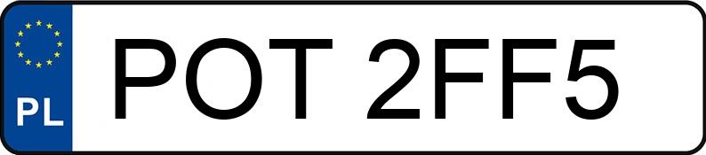 Numer rejestracyjny POT 2FF5 posiada SKODA OCTAVIA - POT2FF5 Numer rejestracyjny POT 2FF5 posiada SKODA OCTAVIA - POT2FF5