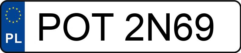 Numer rejestracyjny POT 2N69 posiada OPEL OMEGA - POT2N69