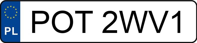 Numer rejestracyjny POT 2WV1 posiada AUDI A6 LIMOUSINE - POT2WV1 Numer rejestracyjny POT 2WV1 posiada AUDI A6 LIMOUSINE - POT2WV1
