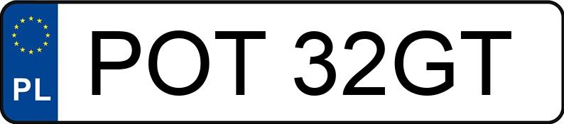 Numer rejestracyjny POT 32GT posiada FIAT DOBLO 1,9D - POT32GT