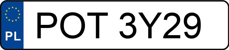 Numer rejestracyjny POT 3Y29 posiada SKODA OCTAVIA - POT3Y29 Numer rejestracyjny POT 3Y29 posiada SKODA OCTAVIA - POT3Y29
