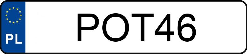 Numer rejestracyjny POT 46 posiada MG TD - POT46