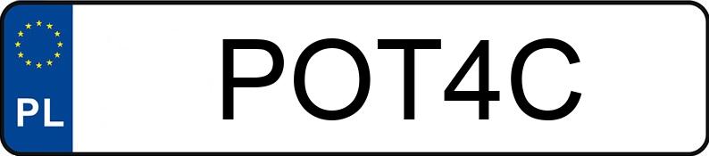 Numer rejestracyjny POT 4C posiada VOLVO P1800 ES - POT4C