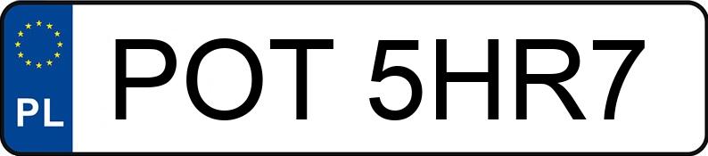 Numer rejestracyjny POT 5HR7 posiada RENAULT 19 - POT5HR7 Numer rejestracyjny POT 5HR7 posiada RENAULT 19 - POT5HR7