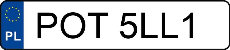 Numer rejestracyjny POT 5LL1 posiada BMW 530i Kat. MR`01 E39 530i Kat. MR`01 E39 - POT5LL1