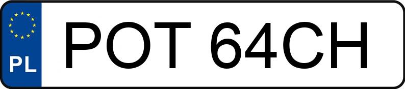 Numer rejestracyjny POT 64CH posiada SEAT Ibiza 1.6 MR`00 6K Signo - POT64CH