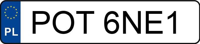 Numer rejestracyjny POT 6NE1 posiada OPEL ASTRA-G - POT6NE1 Numer rejestracyjny POT 6NE1 posiada OPEL ASTRA-G - POT6NE1