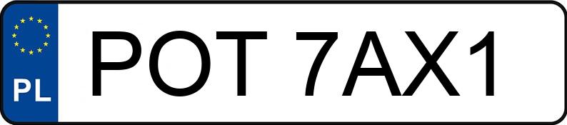 Il numero di registrazione POT 7AX1 ha CITROEN Jumper 35 3.0 HDI MR`11 E5 3.5t 35+ L3 - POT7AX1