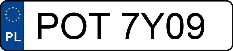 Numer rejestracyjny POT 7Y09 posiada OPEL INSIGNIA LIMOUSINE NB - POT7Y09