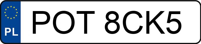 Numer rejestracyjny POT 8CK5 posiada FIAT TIPO - POT8CK5