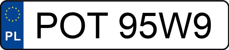 Numer rejestracyjny POT 95W9 posiada MERCEDES-BENZ E 220 CDI - POT95W9