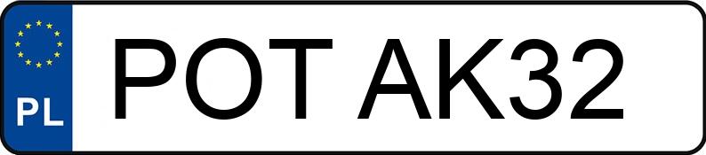 Numer rejestracyjny POT AK32 posiada SKODA Kodiaq 2.0 TSI MR`17 E6 Sportline 4x4 DSG - POTAK32