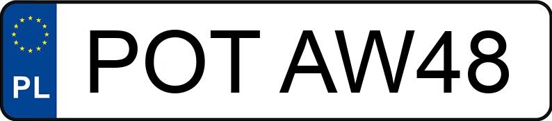 Numer rejestracyjny POT AW48 posiada PIAGGIO / VESPA Skutery od 50 ccm X9 Evolution 500 - POTAW48