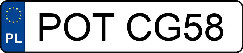 Numer rejestracyjny POT CG58 posiada BMW 318 Diesel MR`16 E6 F30 318 Diesel MR`16 E6 F30 - POTCG58